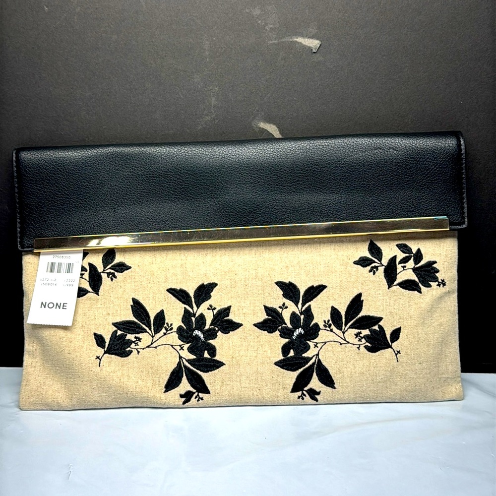 NWT Ann‎ Taylor Foldover Clutch